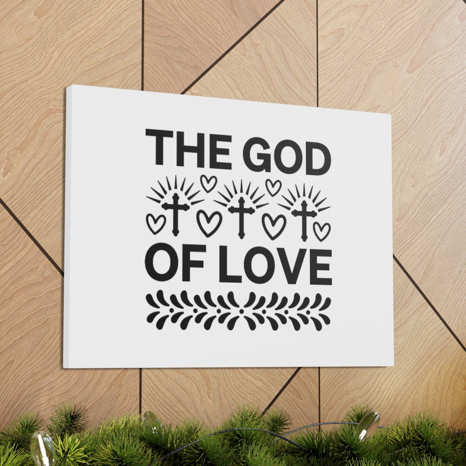 Scripture Walls The God Of Love 1 John 4:7 Hearts Christian Wall Art Bible Verse Print Ready to Hang Unframed-Express Your Love Gifts