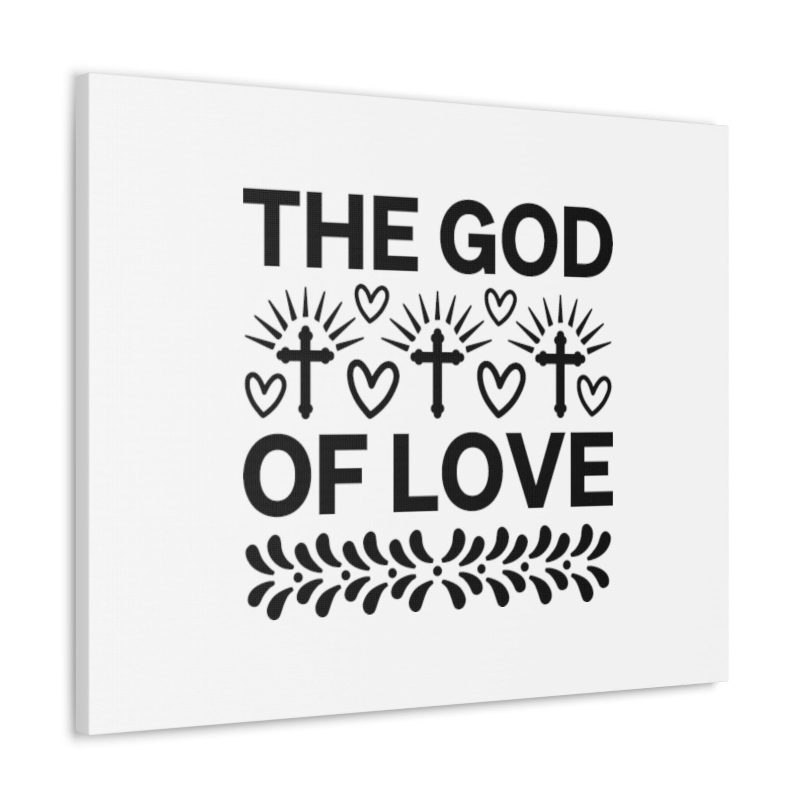Scripture Walls The God Of Love 1 John 4:7 Hearts Christian Wall Art Bible Verse Print Ready to Hang Unframed-Express Your Love Gifts