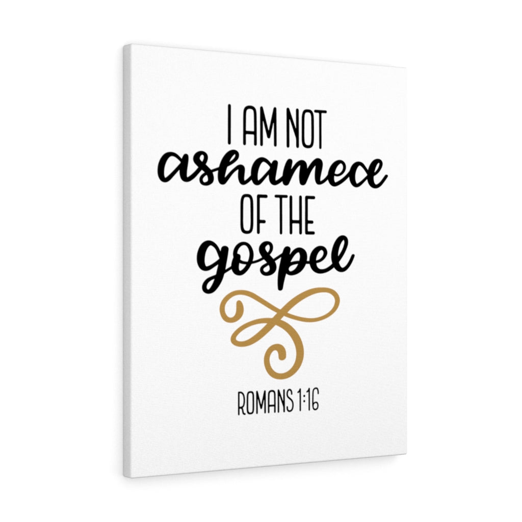 Scripture Walls The Gospel Romans 1:16 Bible Verse Canvas Christian Wall Art Ready to Hang Unframed-Express Your Love Gifts