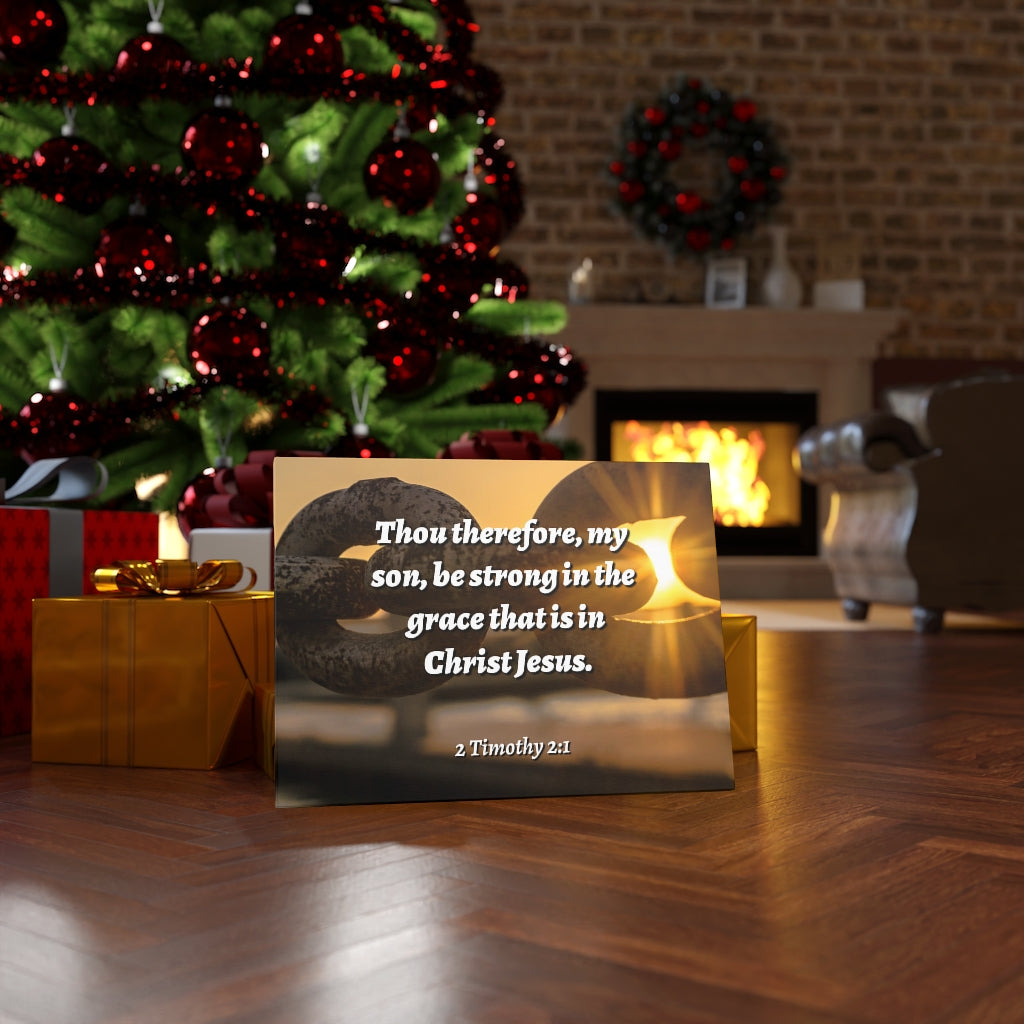 Scripture Walls The Grace 2 Timothy 2:1 Bible Verse Canvas Christian Wall Art Ready to Hang Unframed-Express Your Love Gifts