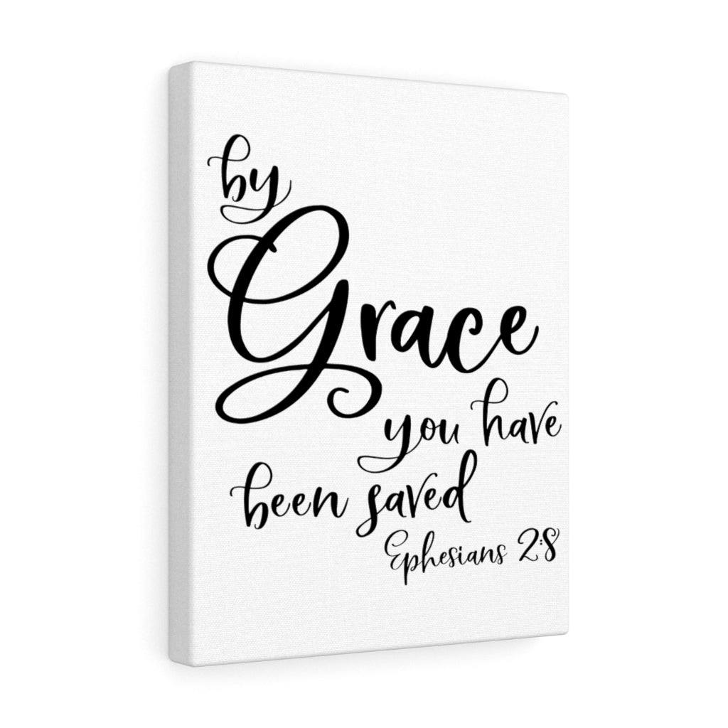 Scripture Walls The Grace You Ephesian 2:8 Bible Verse Canvas Christian Wall Art Ready to Hang Unframed-Express Your Love Gifts