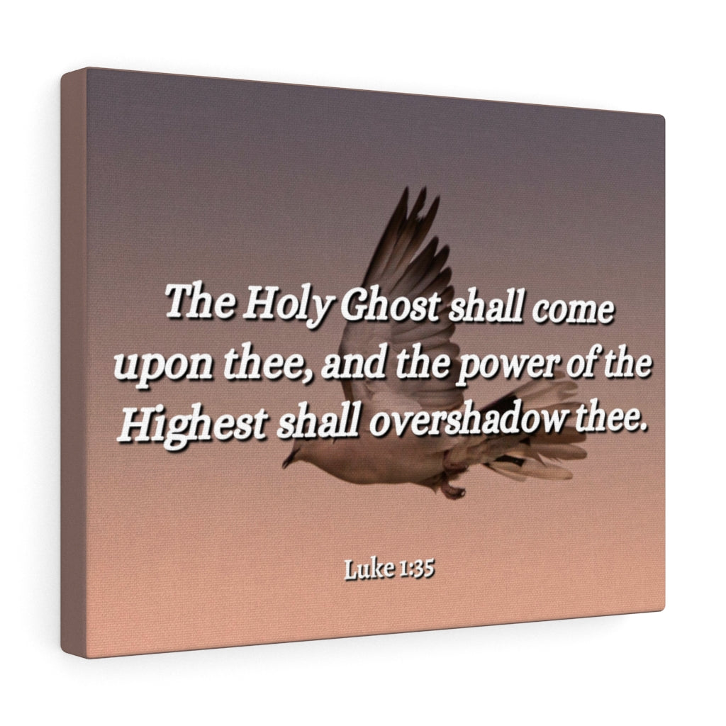 Scripture Walls The Highest Luke 1:35 Bible Verse Canvas Christian Wall Art Ready to Hang Unframed-Express Your Love Gifts