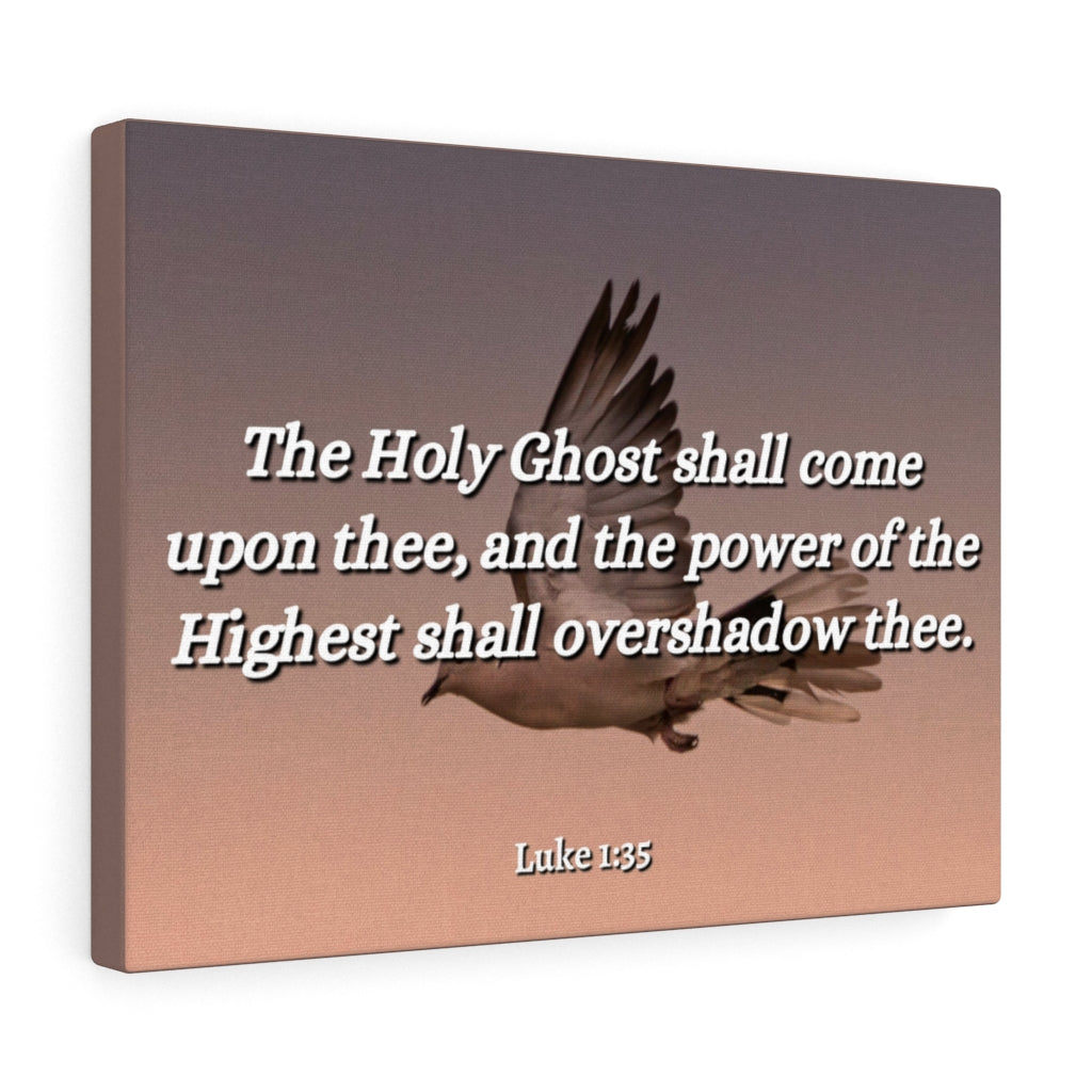 Scripture Walls The Highest Luke 1:35 Bible Verse Canvas Christian Wall Art Ready to Hang Unframed-Express Your Love Gifts