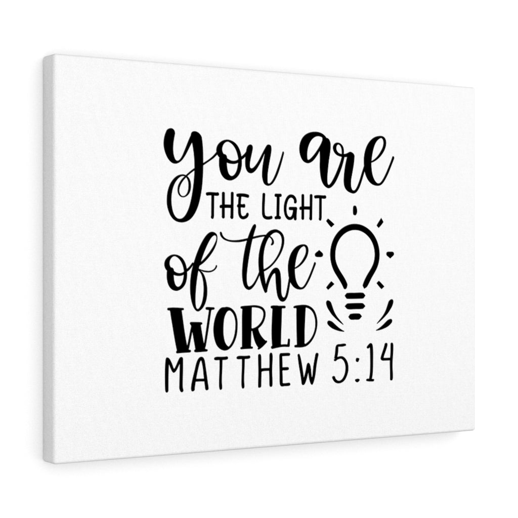 Scripture Walls The Light Of The World Matthew 5:14 Bible Verse Canvas Christian Wall Art Ready to Hang Unframed-Express Your Love Gifts