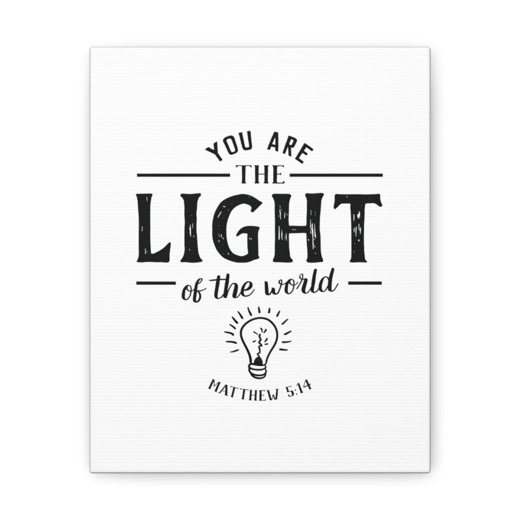 Scripture Walls The Light Of The World Matthew 5:14 Christian Wall Art Bible Verse Print Ready To Hang Unframed-Express Your Love Gifts