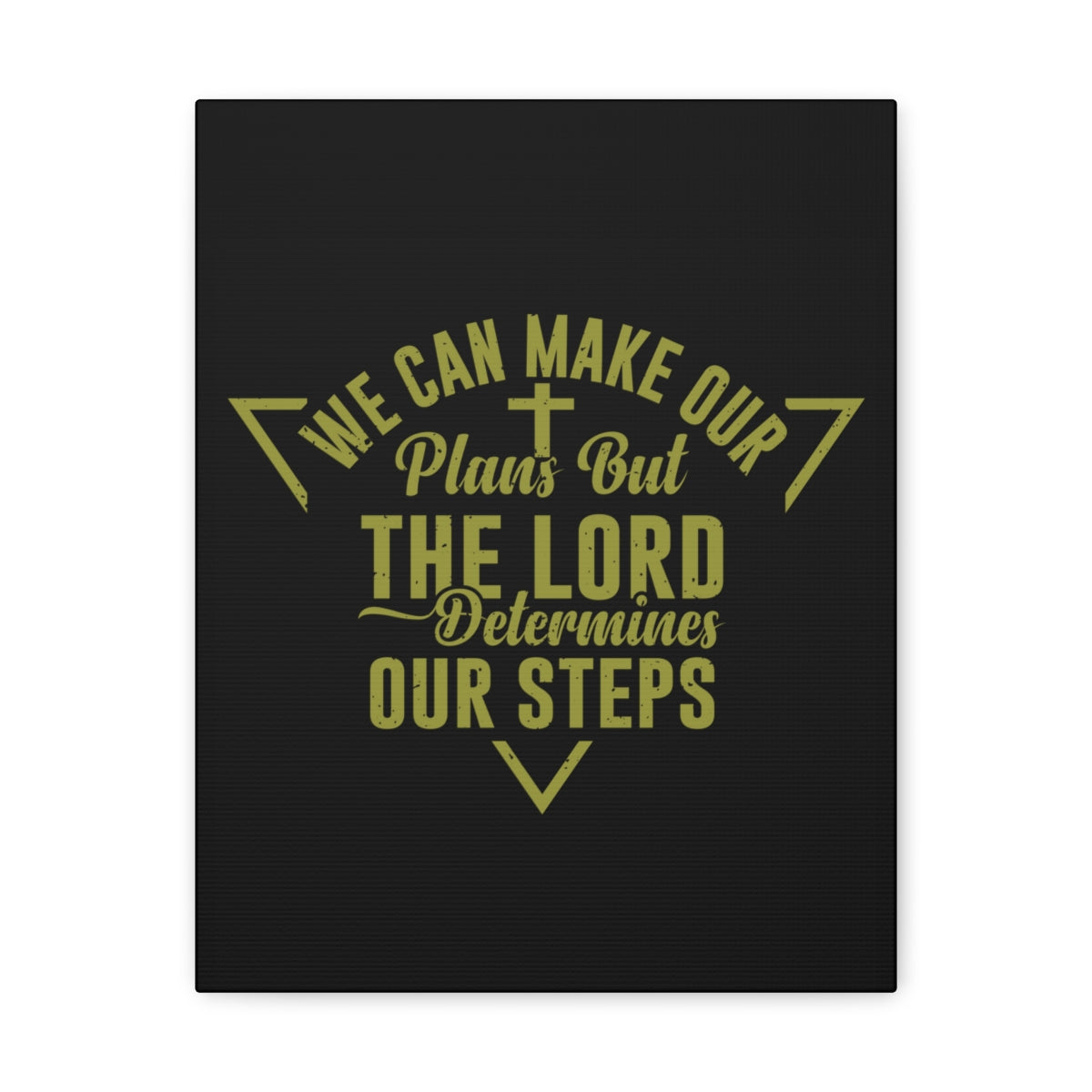 Scripture Walls The Lord Determines Psalm 119:105 Christian Wall Art Bible Verse Print Ready to Hang Unframed-Express Your Love Gifts