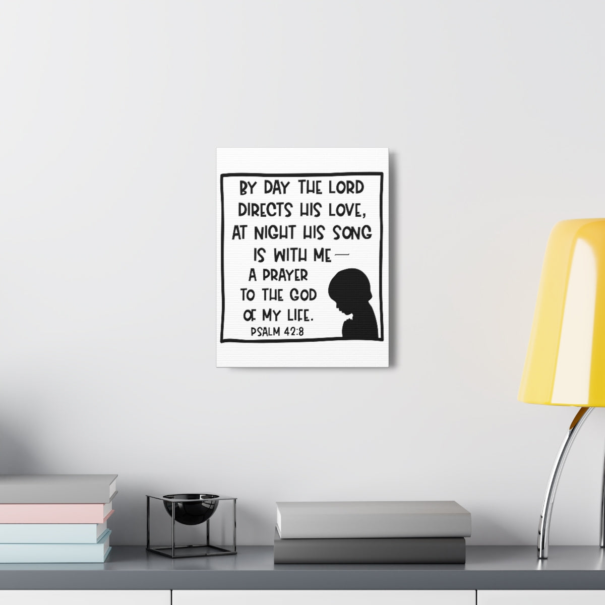 Scripture Walls The Lord Directs Psalm 42:8 Christian Wall Art Print Ready to Hang Unframed-Express Your Love Gifts