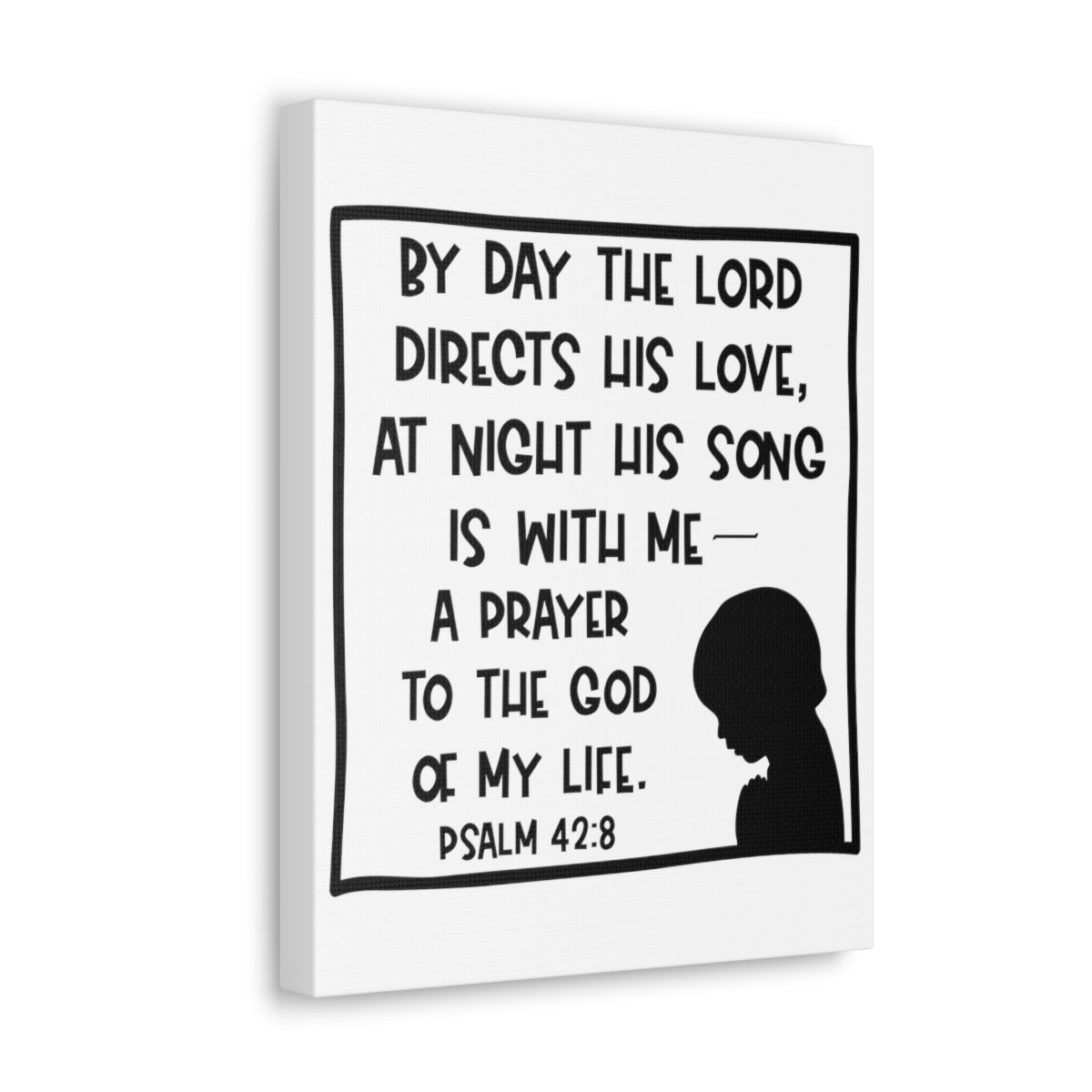Scripture Walls The Lord Directs Psalm 42:8 Christian Wall Art Print Ready to Hang Unframed-Express Your Love Gifts