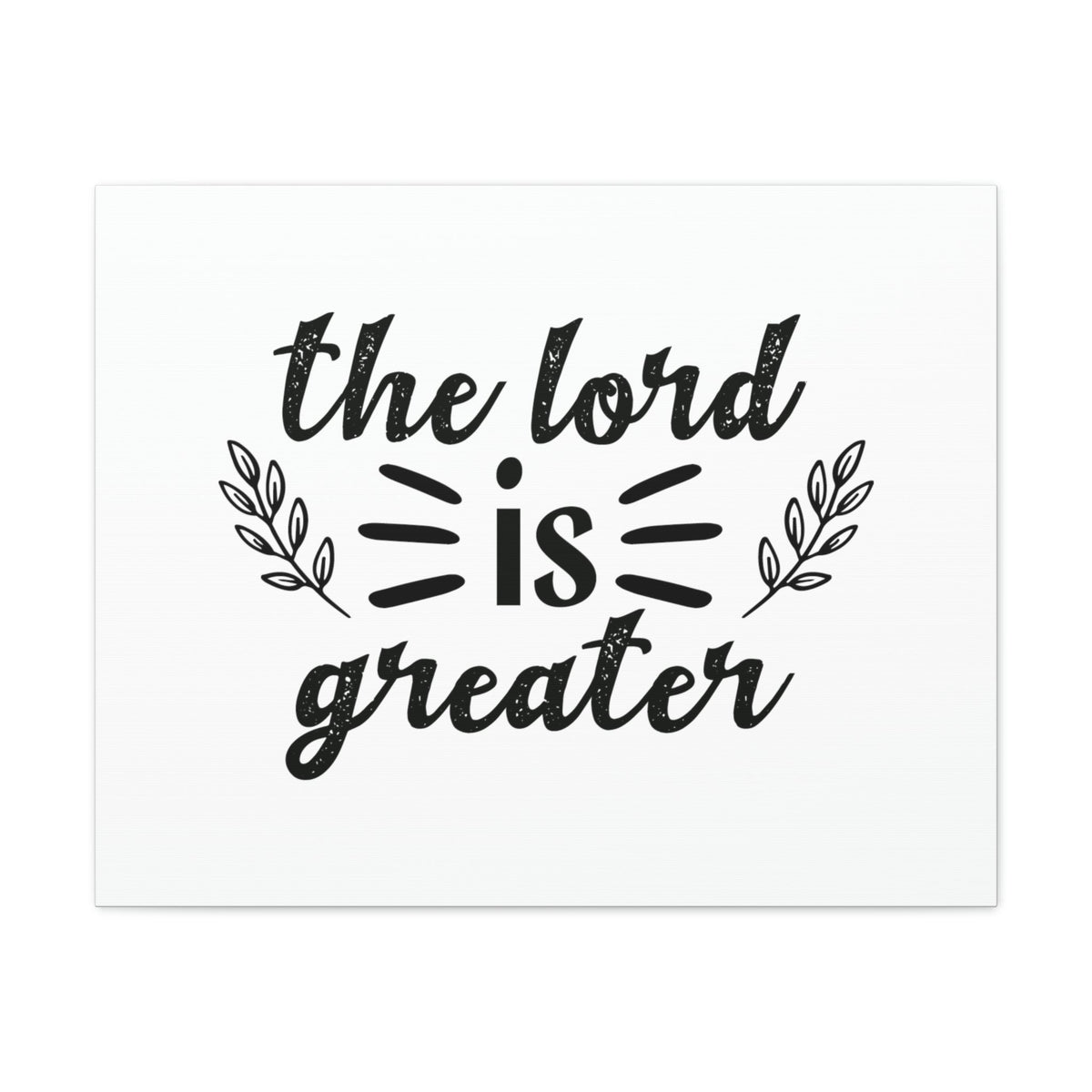 Scripture Walls The Lord Is Greater 1 John 1:5 Christian Wall Art Bible Verse Print Ready to Hang Unframed-Express Your Love Gifts