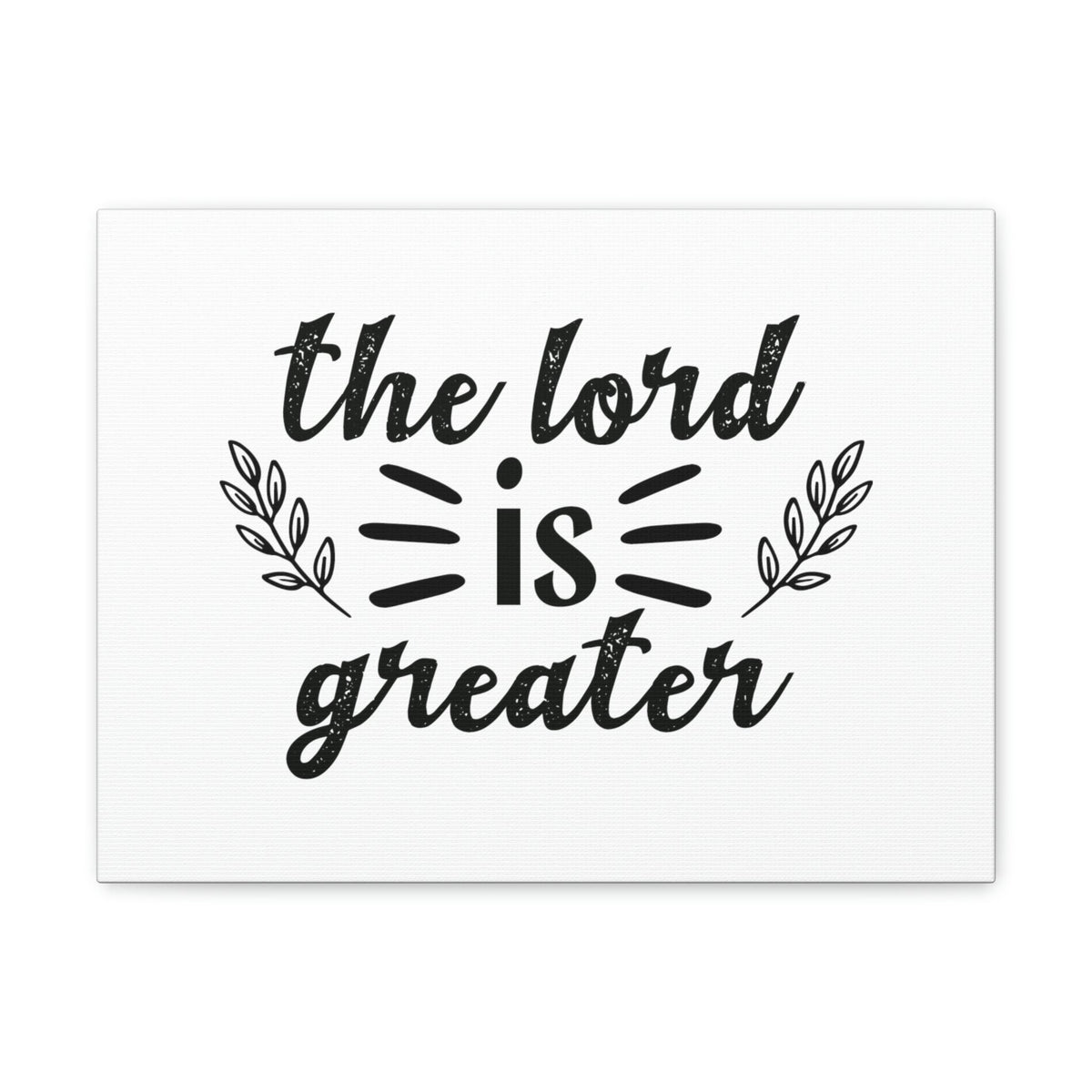 Scripture Walls The Lord Is Greater 1 John 1:5 Christian Wall Art Bible Verse Print Ready to Hang Unframed-Express Your Love Gifts