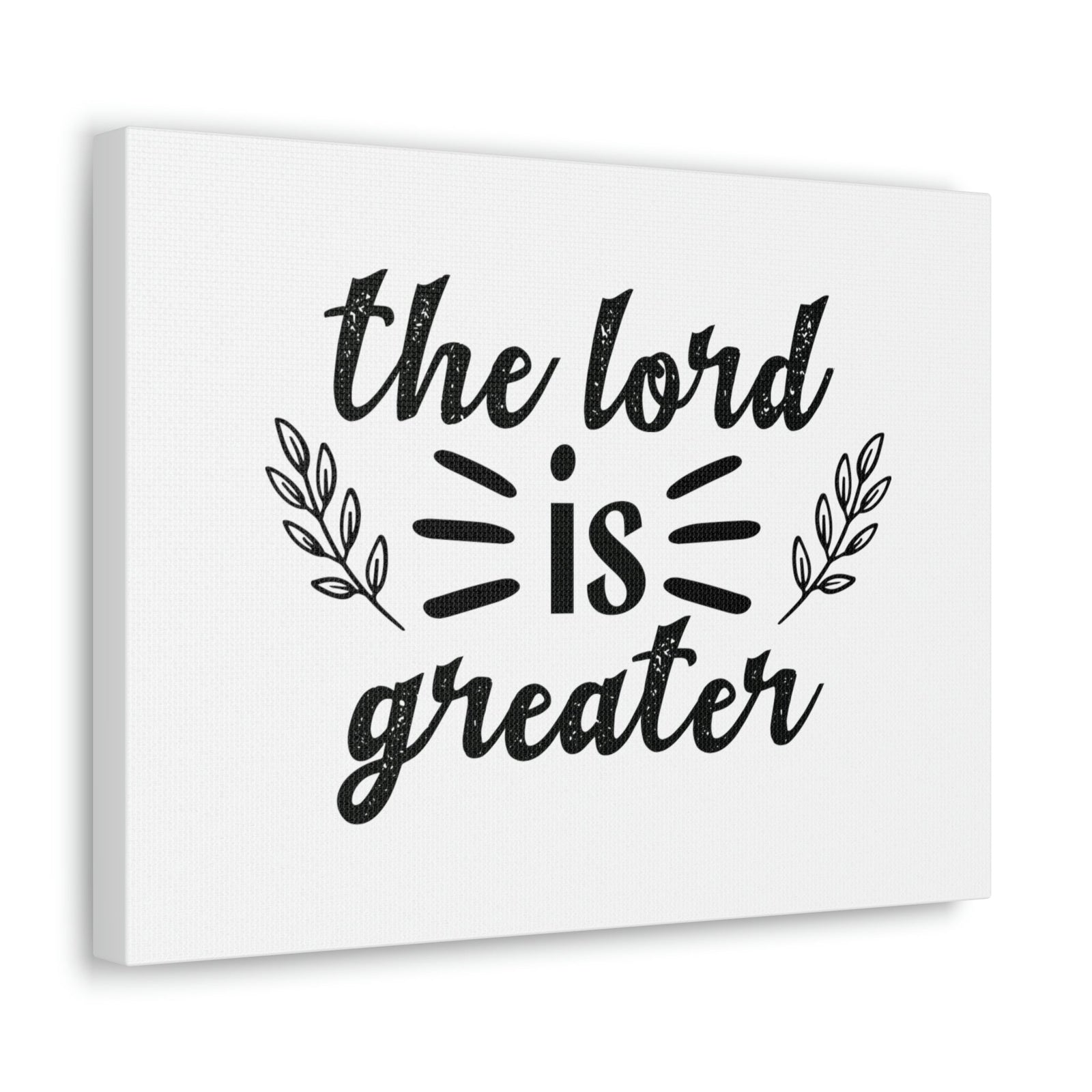 Scripture Walls The Lord Is Greater 1 John 1:5 Christian Wall Art Bible Verse Print Ready to Hang Unframed-Express Your Love Gifts