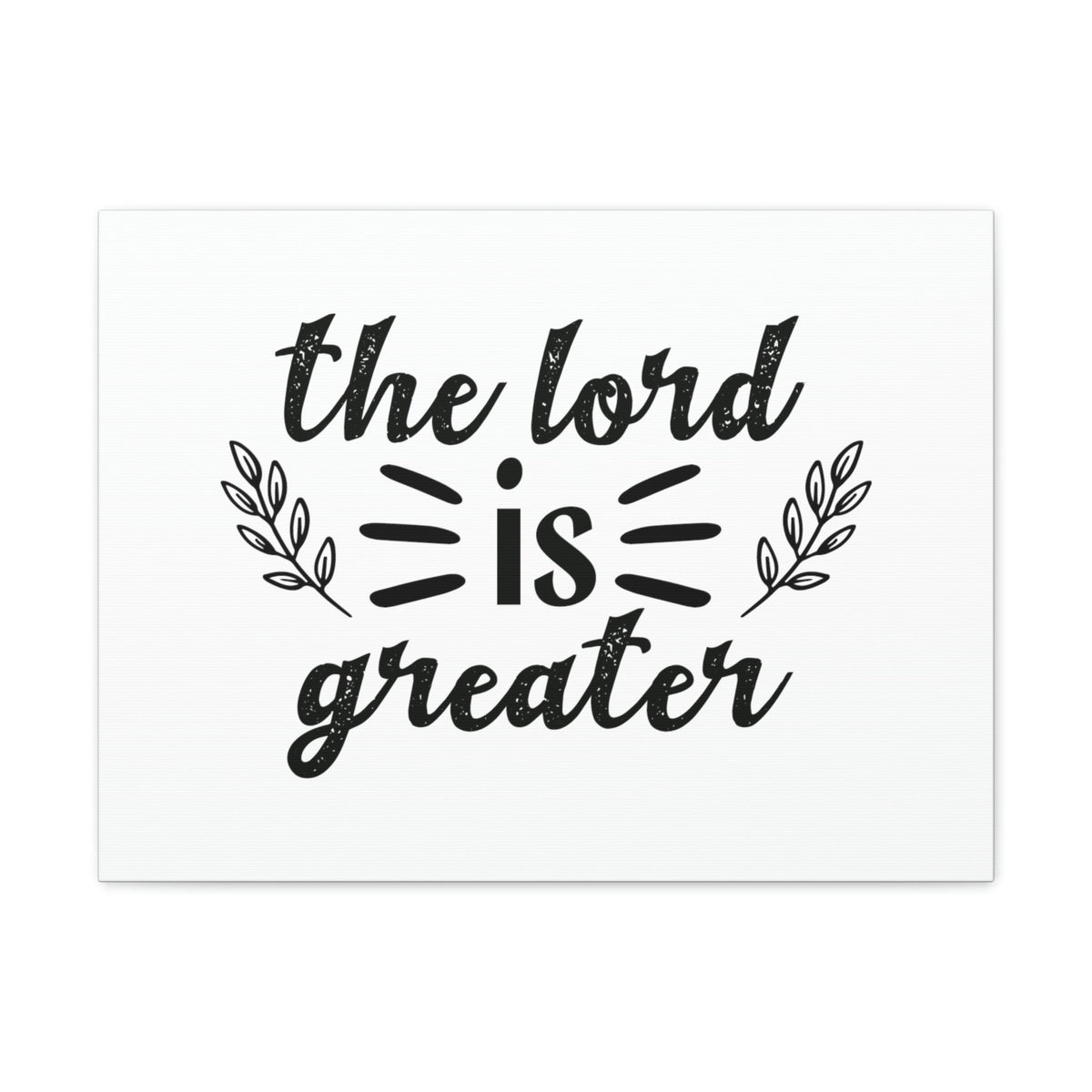 Scripture Walls The Lord Is Greater 1 John 1:5 Christian Wall Art Bible Verse Print Ready to Hang Unframed-Express Your Love Gifts