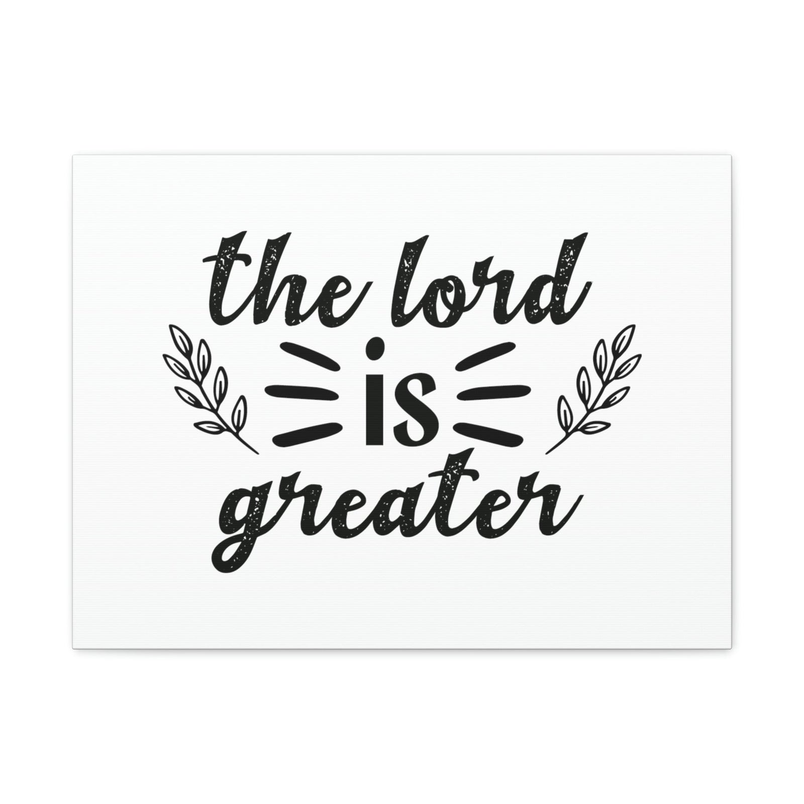 Scripture Walls The Lord Is Greater 1 John 1:5 Christian Wall Art Bible Verse Print Ready to Hang Unframed-Express Your Love Gifts