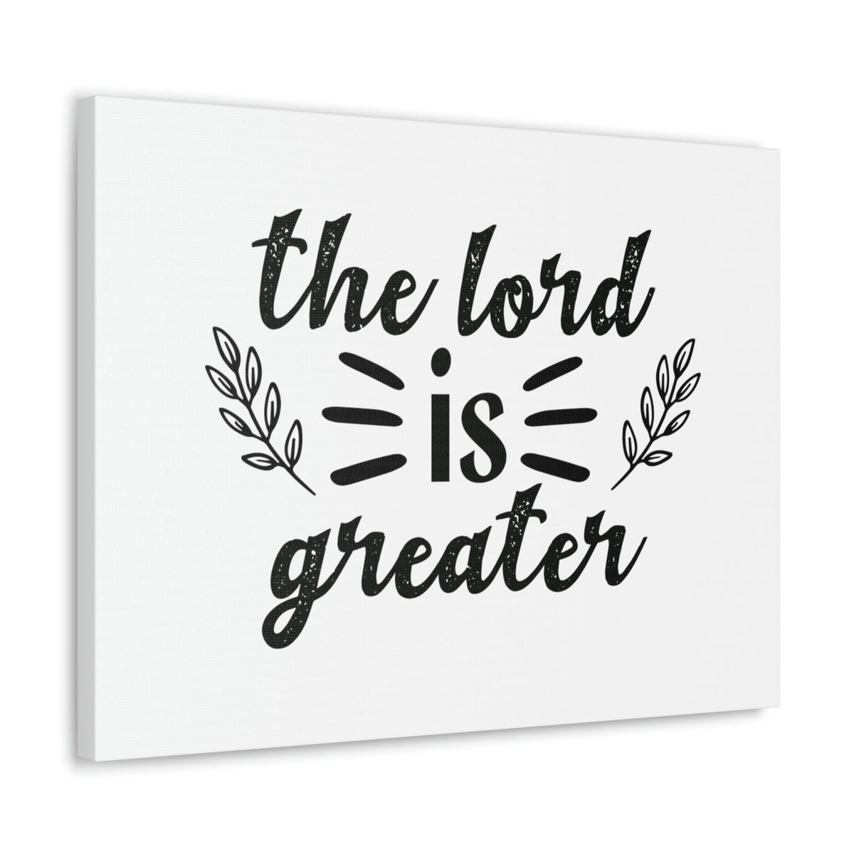 Scripture Walls The Lord Is Greater 1 John 1:5 Christian Wall Art Bible Verse Print Ready to Hang Unframed-Express Your Love Gifts