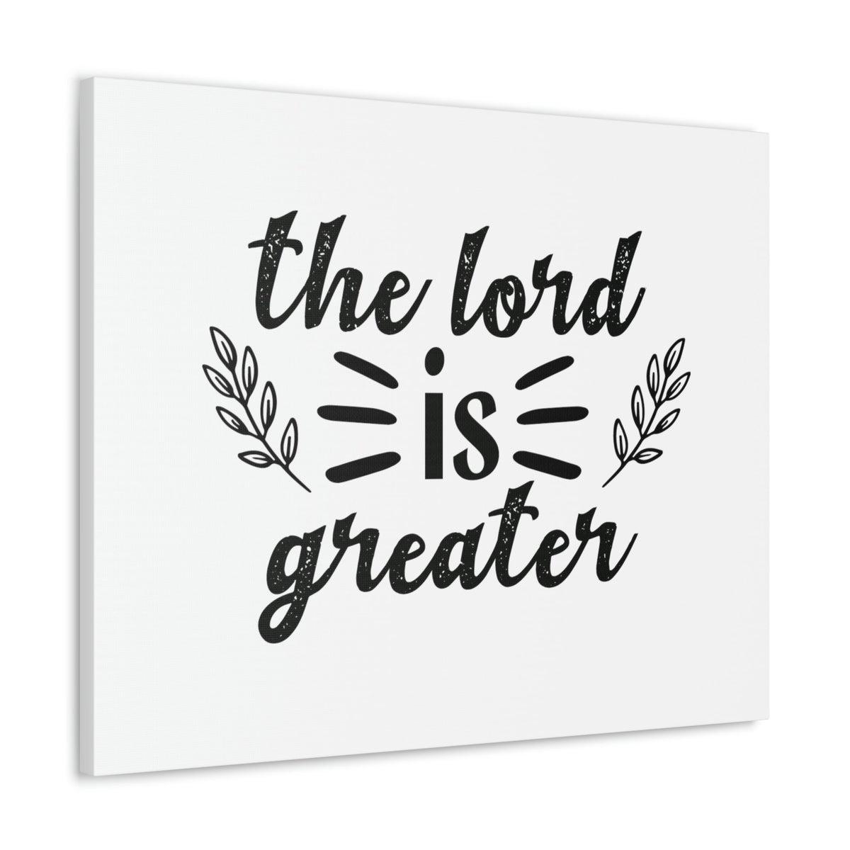 Scripture Walls The Lord Is Greater 1 John 1:5 Christian Wall Art Bible Verse Print Ready to Hang Unframed-Express Your Love Gifts