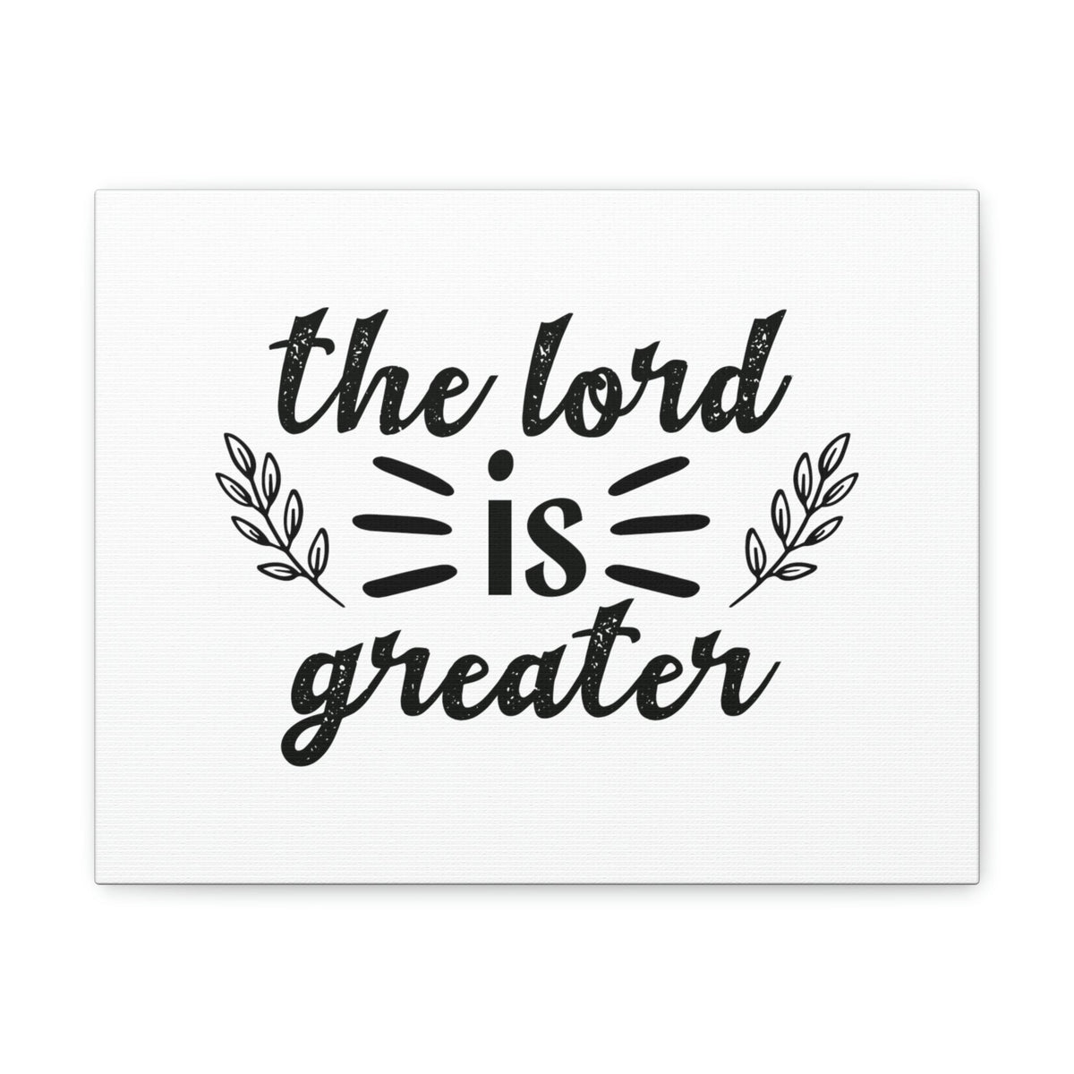 Scripture Walls The Lord Is Greater 1 John 1:5 Christian Wall Art Bible Verse Print Ready to Hang Unframed-Express Your Love Gifts
