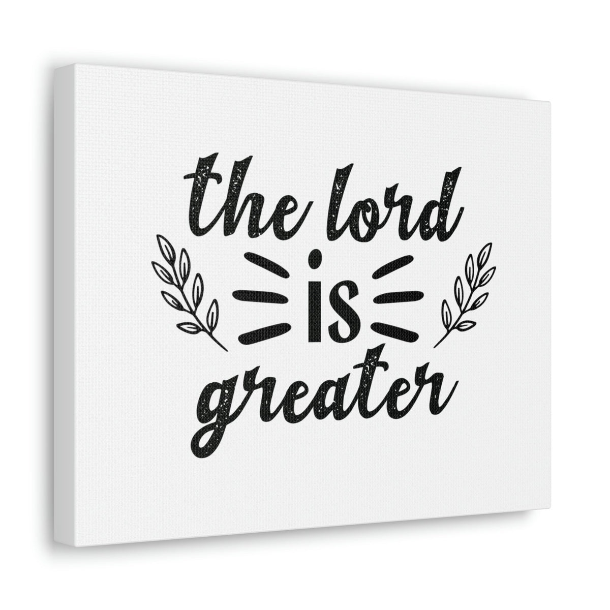 Scripture Walls The Lord Is Greater 1 John 1:5 Christian Wall Art Bible Verse Print Ready to Hang Unframed-Express Your Love Gifts