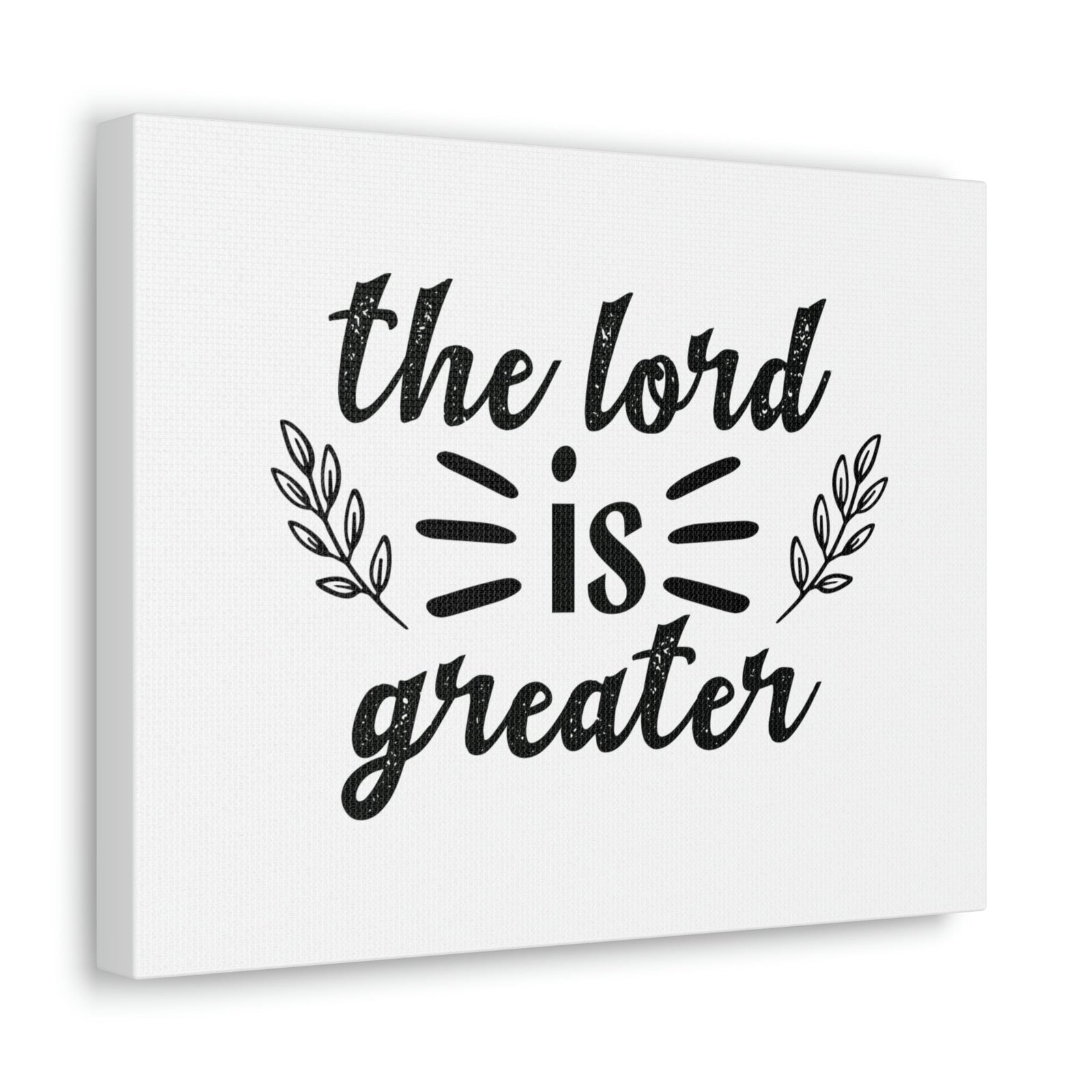 Scripture Walls The Lord Is Greater 1 John 1:5 Christian Wall Art Bible Verse Print Ready to Hang Unframed-Express Your Love Gifts
