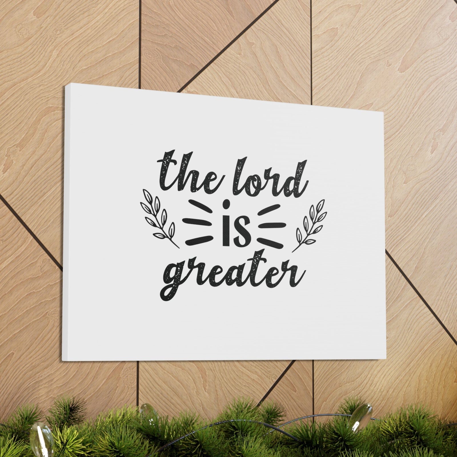 Scripture Walls The Lord Is Greater Jeremiah 10:6 Christian Wall Art Bible Verse Print Ready to Hang Unframed-Express Your Love Gifts