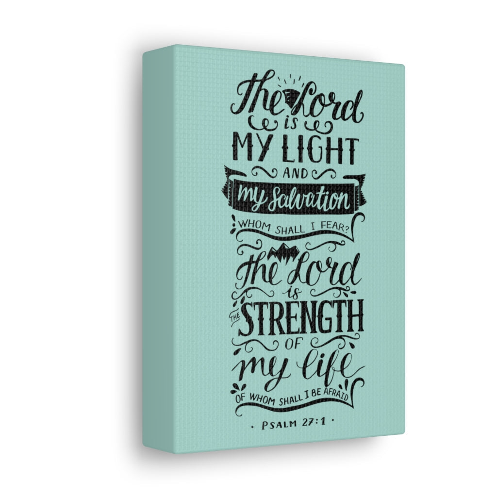 Scripture Walls The Lord Is My Light Psalm 27 :1 Christian Wall Art Bible Verse Print Ready To Hang Unframed-Express Your Love Gifts