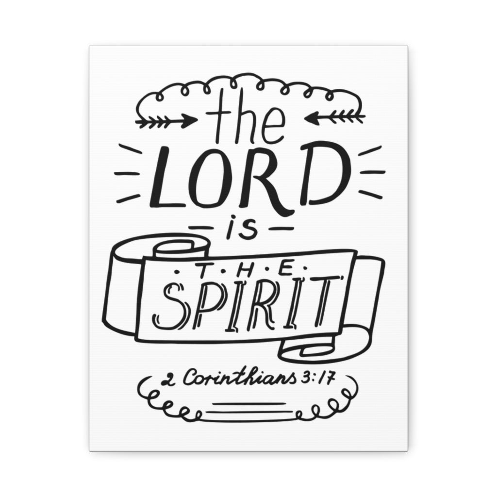Scripture Walls The Lord is The Spirit 2 Corinthians 3:17 Christian Wall Art Bible Verse Print Ready To Hang Unframed-Express Your Love Gifts