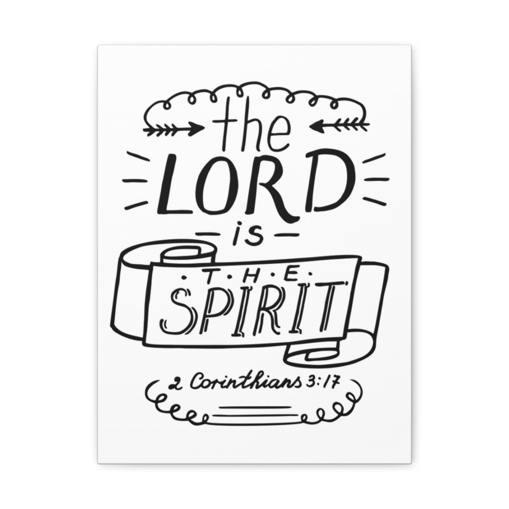 Scripture Walls The Lord is The Spirit 2 Corinthians 3:17 Christian Wall Art Bible Verse Print Ready To Hang Unframed-Express Your Love Gifts