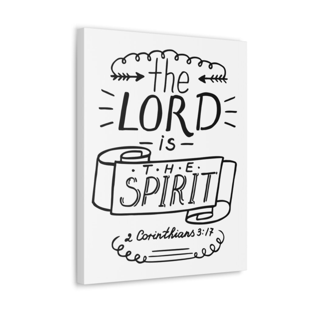 Scripture Walls The Lord is The Spirit 2 Corinthians 3:17 Christian Wall Art Bible Verse Print Ready To Hang Unframed-Express Your Love Gifts