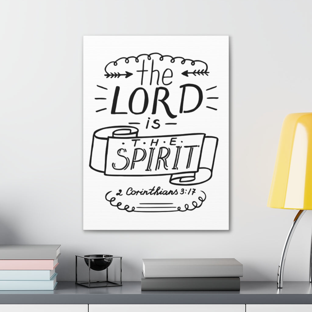Scripture Walls The Lord is The Spirit 2 Corinthians 3:17 Christian Wall Art Bible Verse Print Ready To Hang Unframed-Express Your Love Gifts
