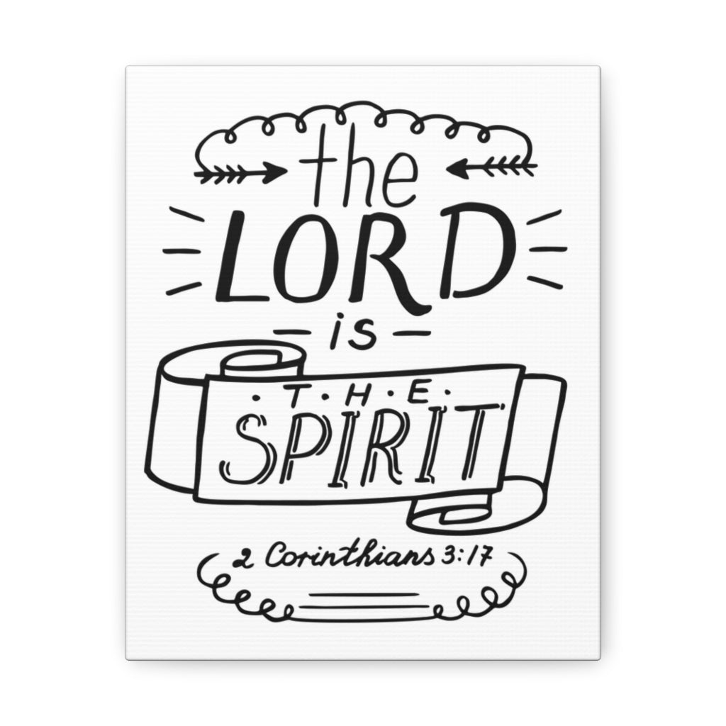 Scripture Walls The Lord is The Spirit 2 Corinthians 3:17 Christian Wall Art Bible Verse Print Ready To Hang Unframed-Express Your Love Gifts