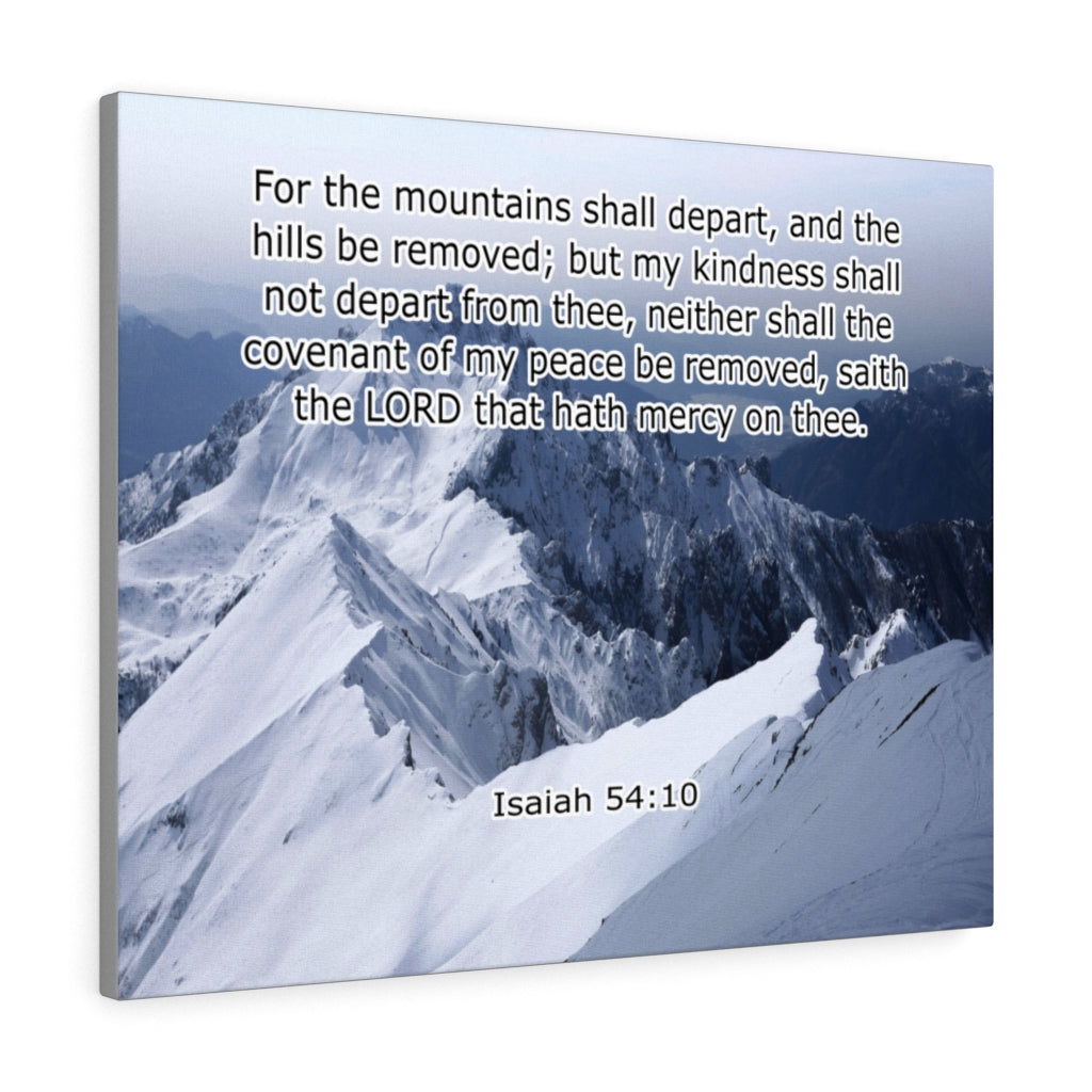 Scripture Walls The Lord That Hath Mercy Isaiah 54:10 Wall Art Christian Home Decor Unframed-Express Your Love Gifts