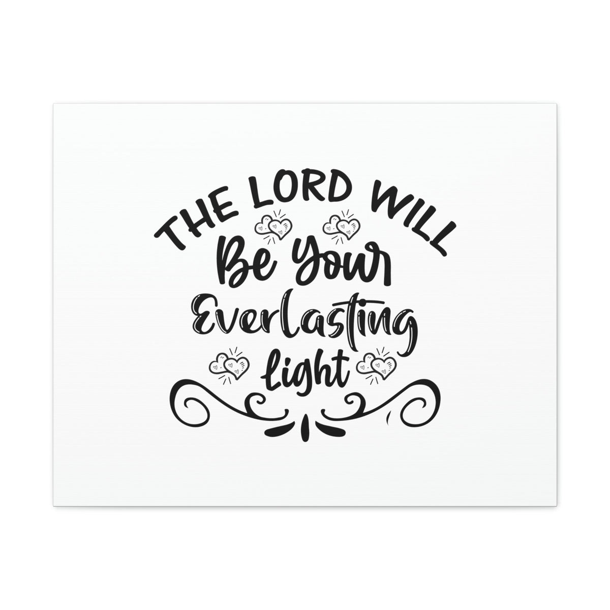 Scripture Walls The Lord Will Be Your Everlasting Light Isaiah 60:20 Christian Wall Art Bible Verse Print Ready to Hang Unframed-Express Your Love Gifts