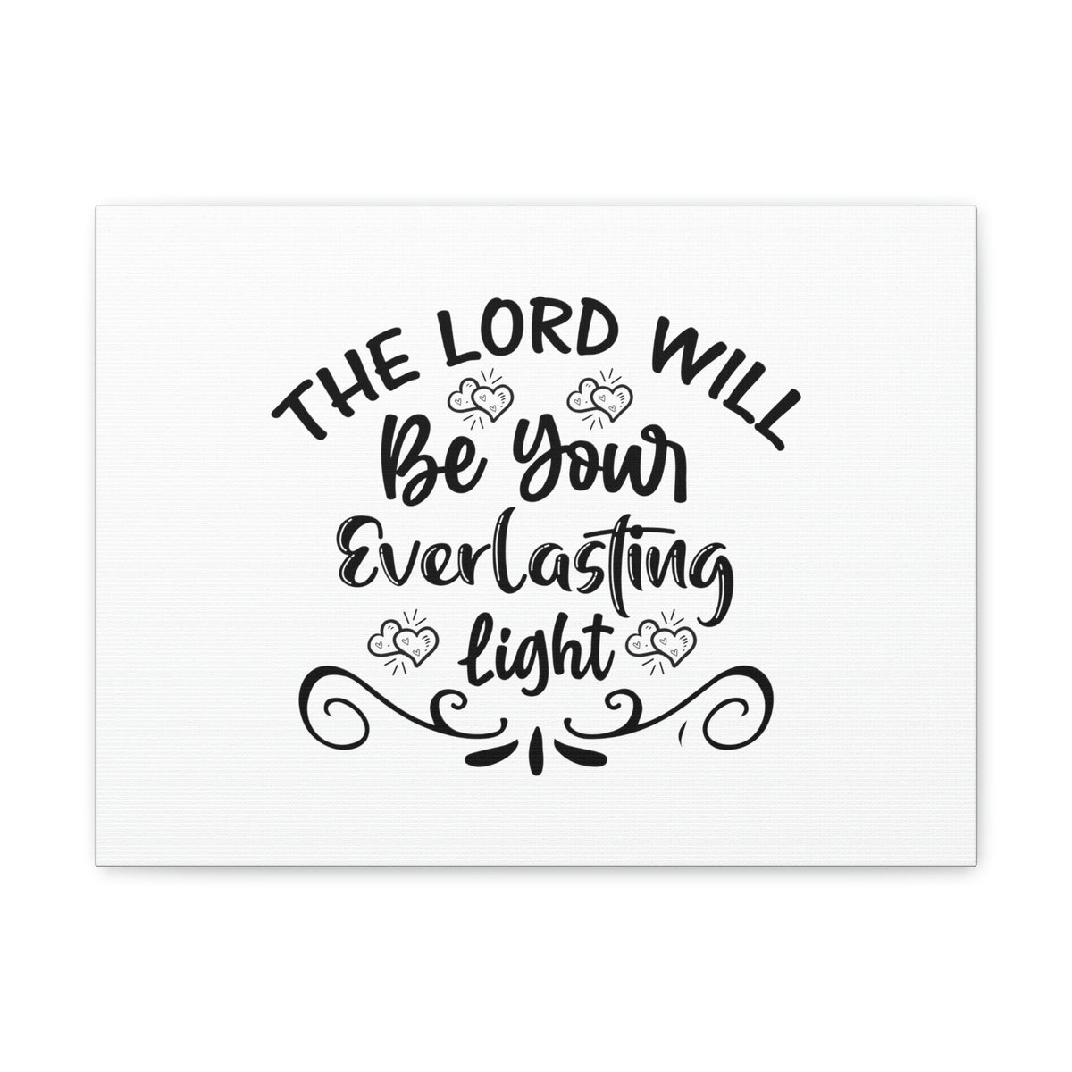 Scripture Walls The Lord Will Be Your Everlasting Light Isaiah 60:20 Christian Wall Art Bible Verse Print Ready to Hang Unframed-Express Your Love Gifts