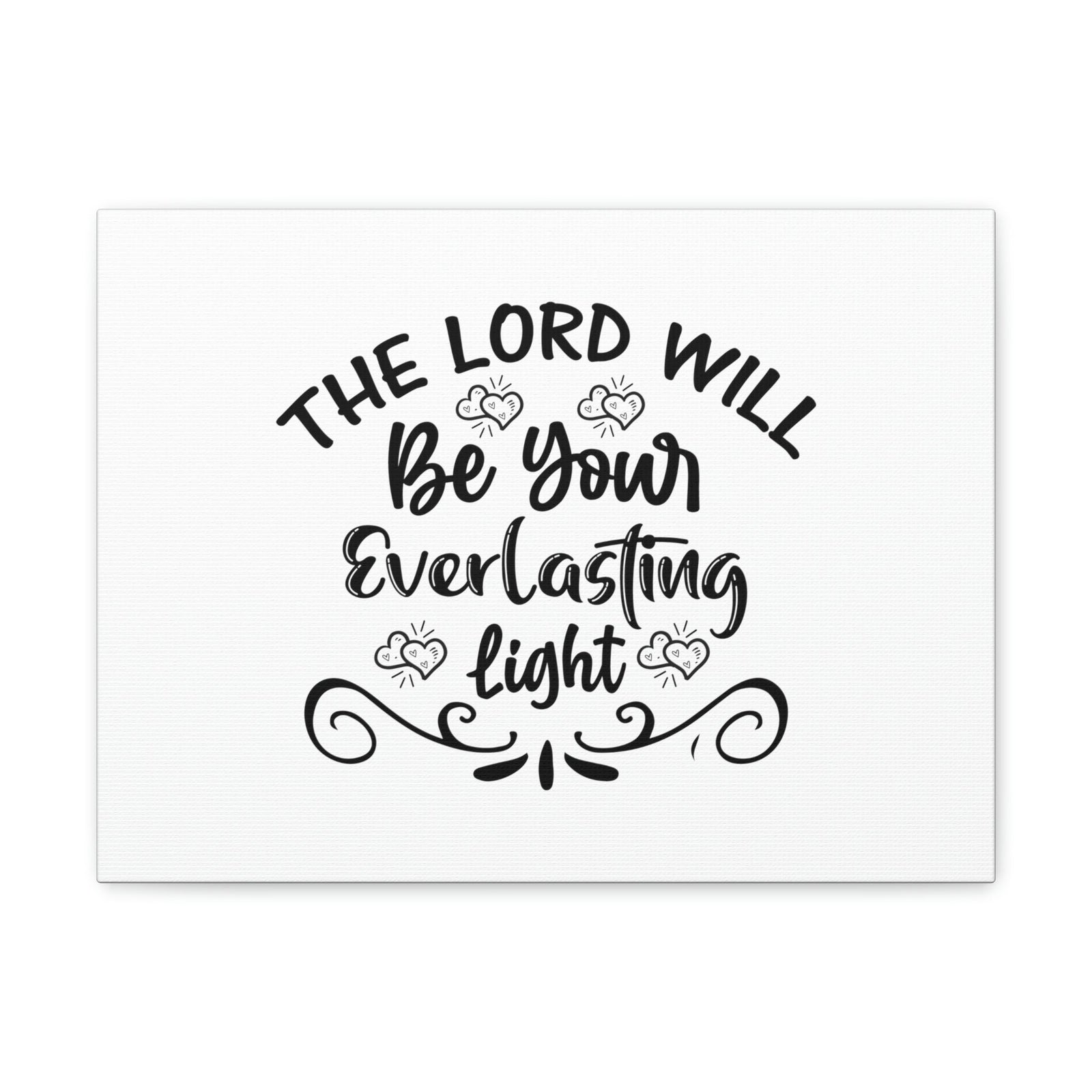 Scripture Walls The Lord Will Be Your Everlasting Light Isaiah 60:20 Christian Wall Art Bible Verse Print Ready to Hang Unframed-Express Your Love Gifts