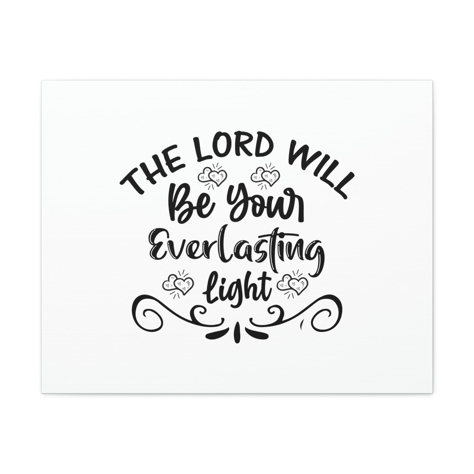 Scripture Walls The Lord Will Be Your Everlasting Light Isaiah 60:20 Christian Wall Art Bible Verse Print Ready to Hang Unframed-Express Your Love Gifts