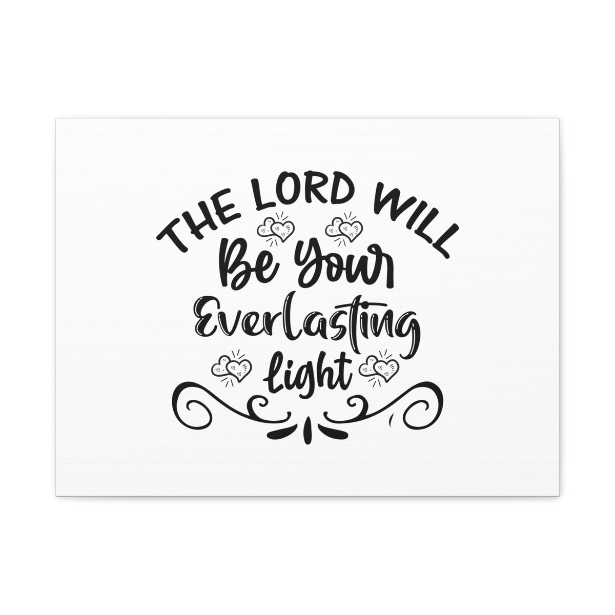 Scripture Walls The Lord Will Be Your Everlasting Light Isaiah 60:20 Christian Wall Art Bible Verse Print Ready to Hang Unframed-Express Your Love Gifts