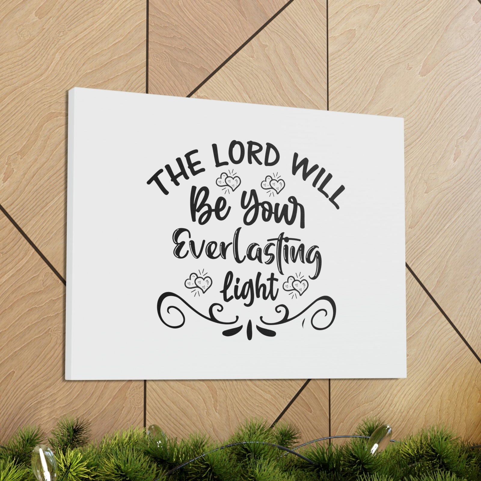 Scripture Walls The Lord Will Be Your Everlasting Light Isaiah 60:20 Christian Wall Art Bible Verse Print Ready to Hang Unframed-Express Your Love Gifts
