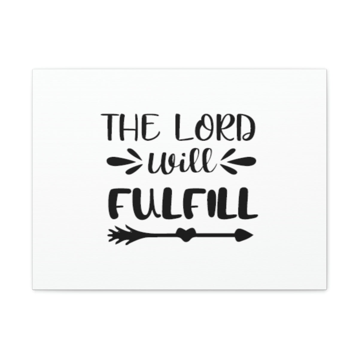 Scripture Walls The Lord Will Fulfill Psalm 138:8 Arrow Christian Wall Art Bible Verse Print Ready to Hang Unframed-Express Your Love Gifts