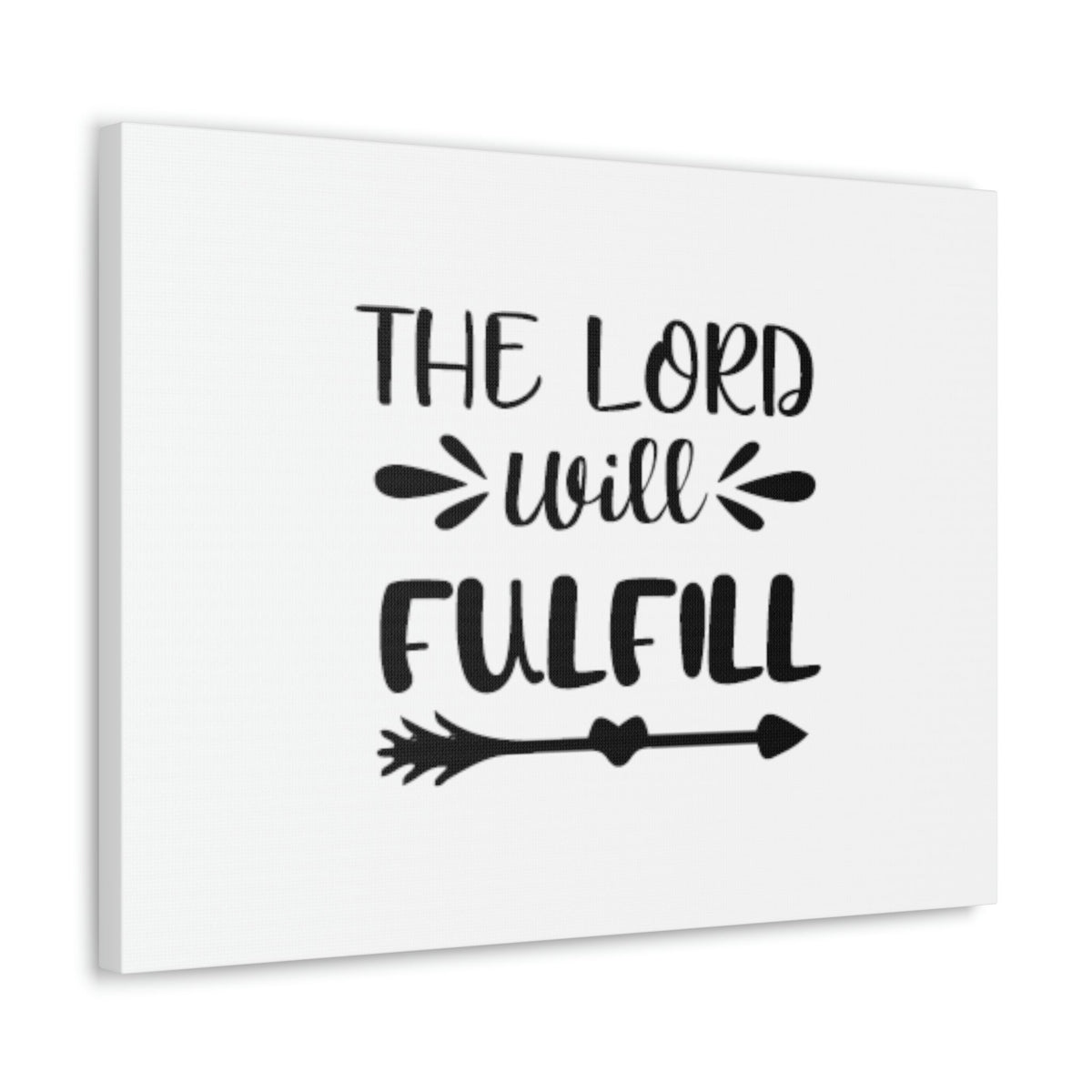Scripture Walls The Lord Will Fulfill Psalm 138:8 Arrow Christian Wall Art Bible Verse Print Ready to Hang Unframed-Express Your Love Gifts