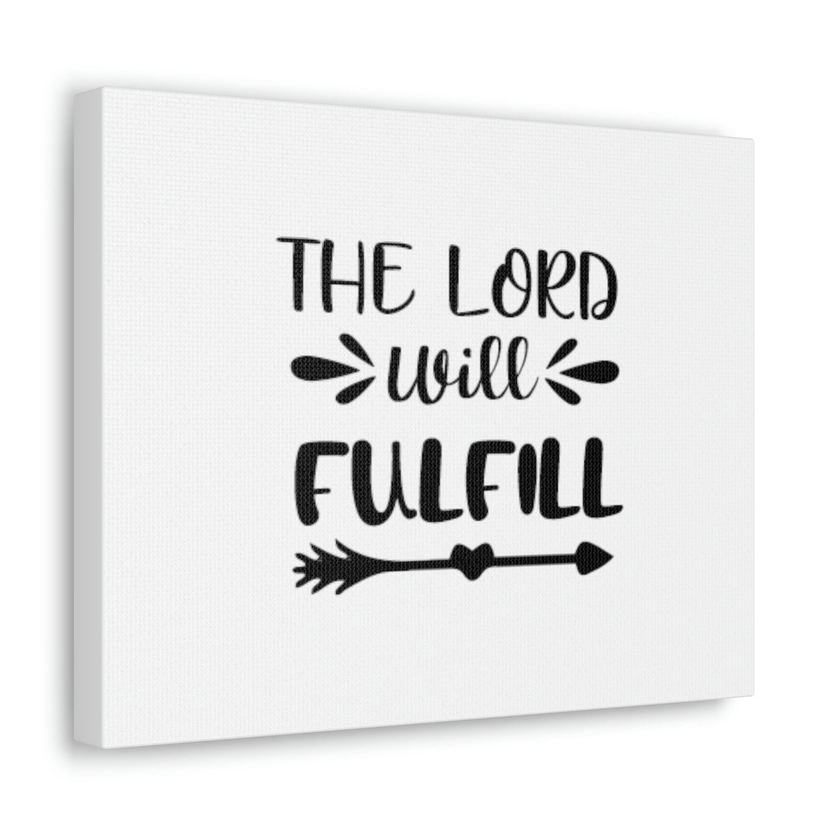 Scripture Walls The Lord Will Fulfill Psalm 138:8 Arrow Christian Wall Art Bible Verse Print Ready to Hang Unframed-Express Your Love Gifts