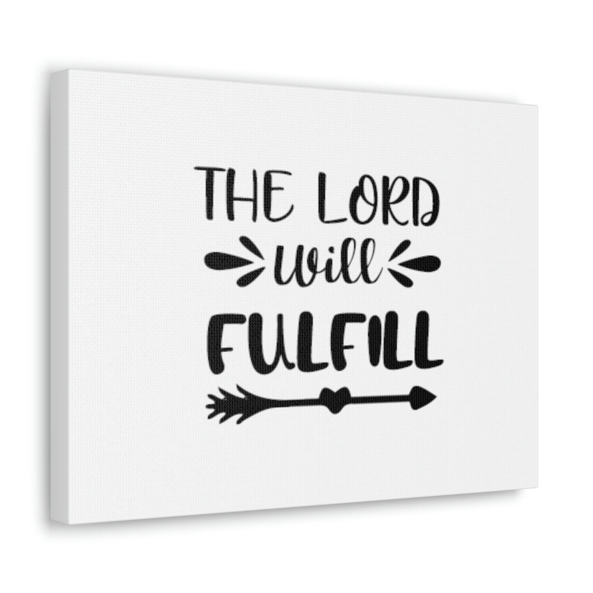 Scripture Walls The Lord Will Fulfill Psalm 138:8 Arrow Christian Wall Art Bible Verse Print Ready to Hang Unframed-Express Your Love Gifts