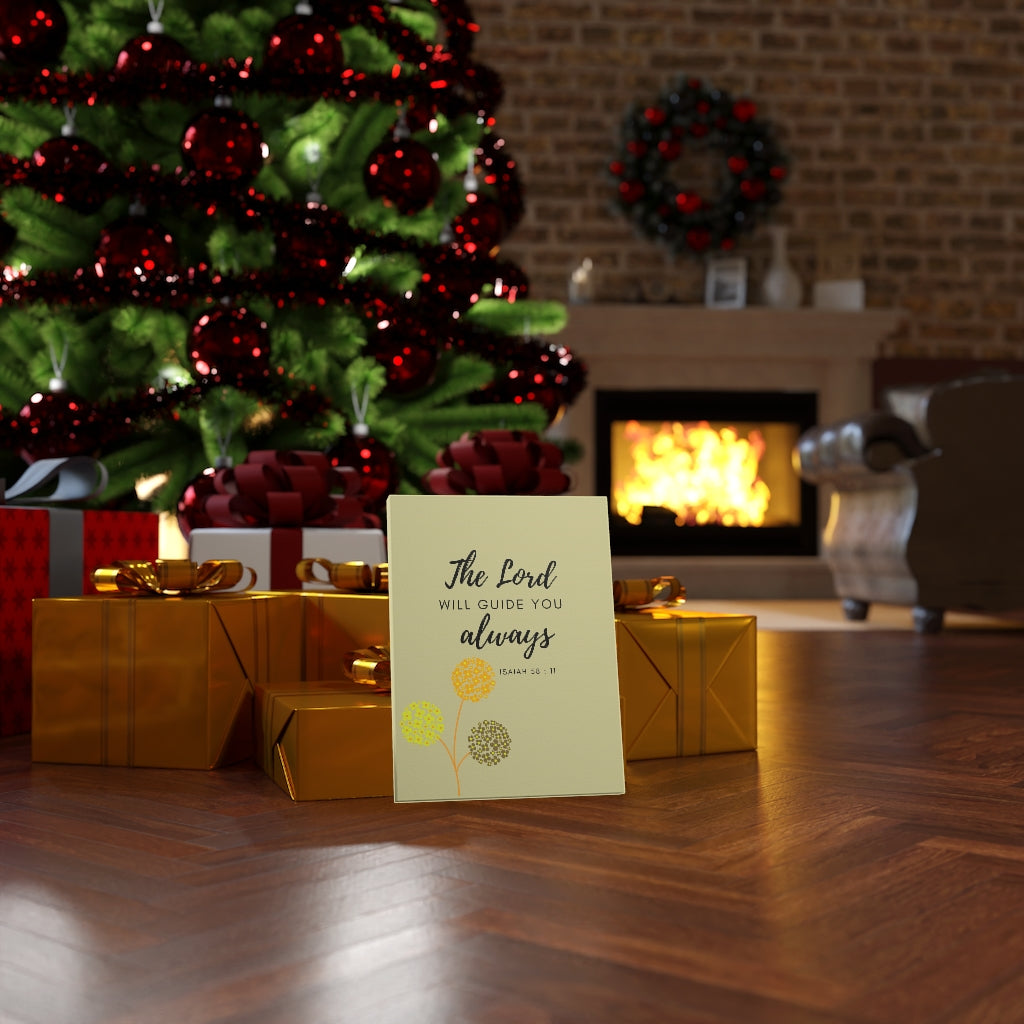 Scripture Walls The Lord Will Guide You Isaiah 58:11 Bible Verse Canvas Christian Wall Art Ready to Hang Unframed-Express Your Love Gifts