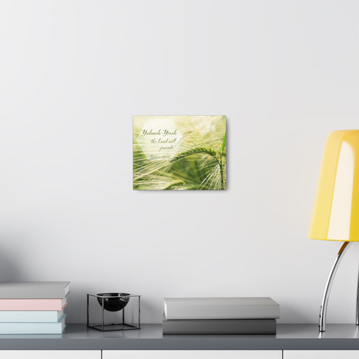 Scripture Walls The Lord Will Provide Genesis 22:14 Bible Verse Canvas Christian Wall Art Bible Verse Print Ready To Hang Unframed-Express Your Love Gifts