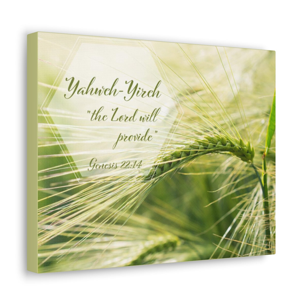 Scripture Walls The Lord Will Provide Genesis 22:14 Bible Verse Canvas Christian Wall Art Bible Verse Print Ready To Hang Unframed-Express Your Love Gifts