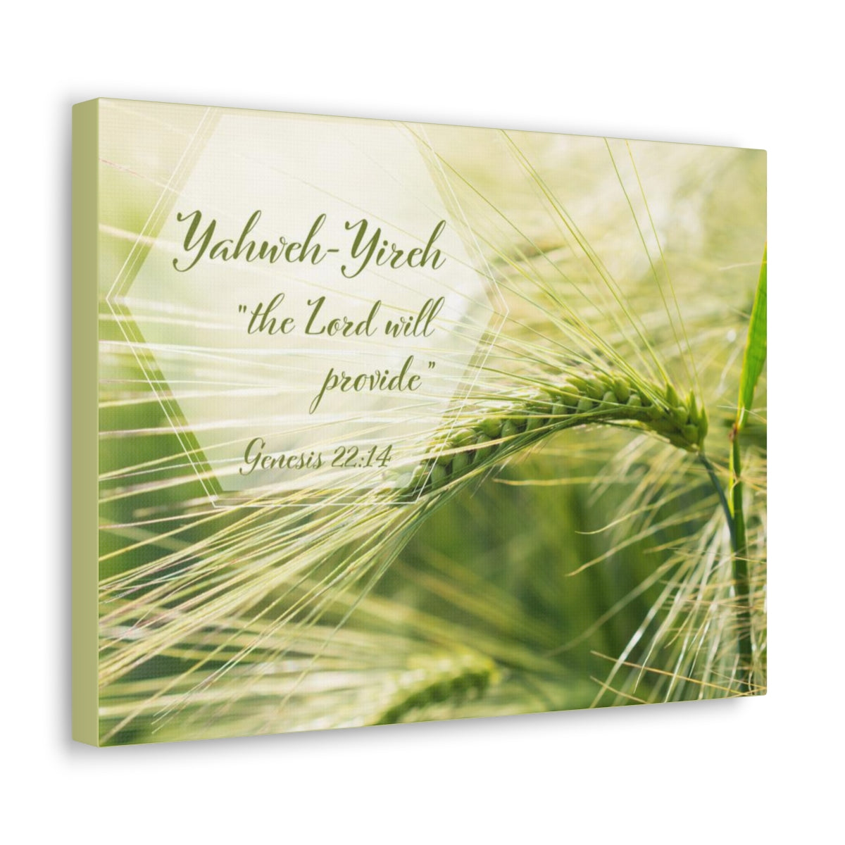 Scripture Walls The Lord Will Provide Genesis 22:14 Bible Verse Canvas Christian Wall Art Bible Verse Print Ready To Hang Unframed-Express Your Love Gifts