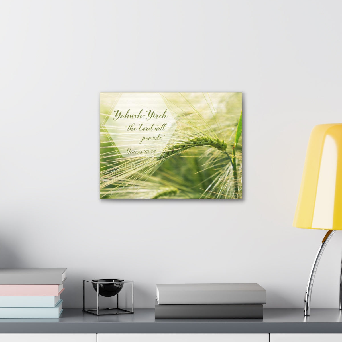 Scripture Walls The Lord Will Provide Genesis 22:14 Bible Verse Canvas Christian Wall Art Bible Verse Print Ready To Hang Unframed-Express Your Love Gifts