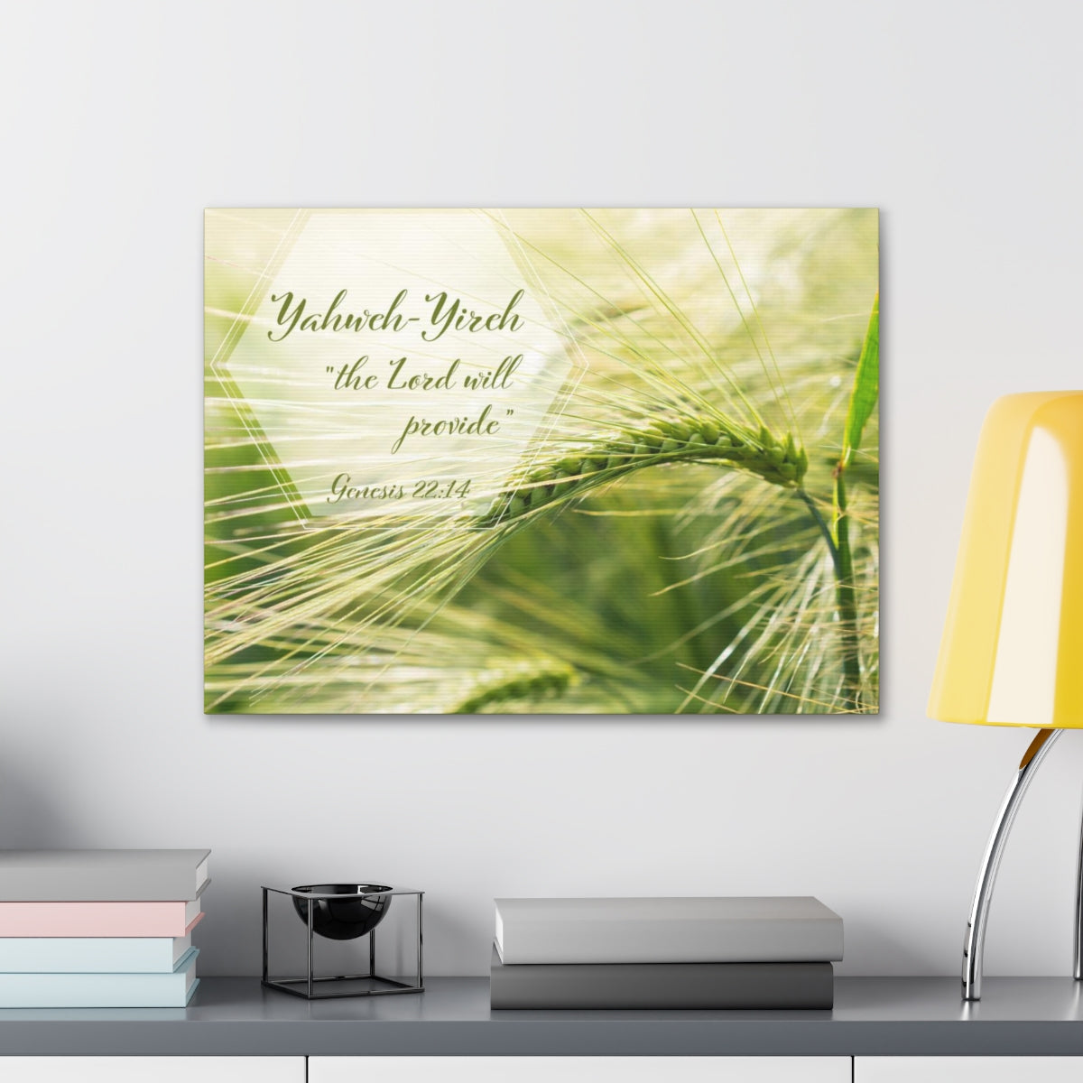 Scripture Walls The Lord Will Provide Genesis 22:14 Bible Verse Canvas Christian Wall Art Bible Verse Print Ready To Hang Unframed-Express Your Love Gifts