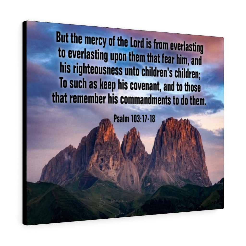 Scripture Walls The Mercy of The Lord Psalm 118:24 Christian Home Decor Bible Art Unframed-Express Your Love Gifts