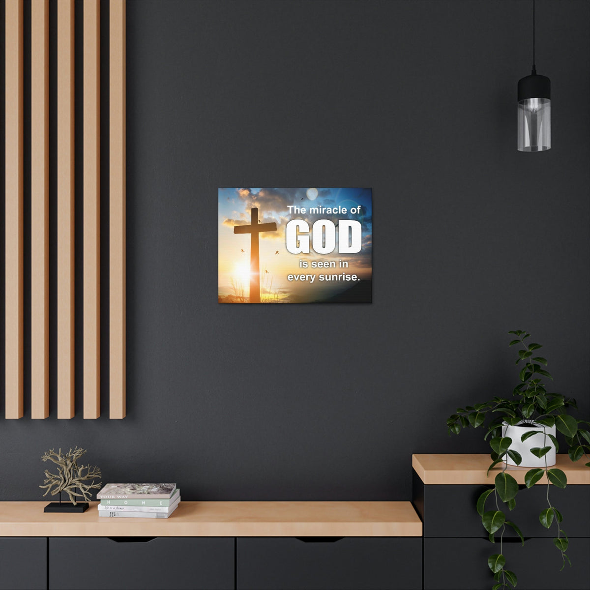 Scripture Walls The Miracle of God Psalm 118:24 Christian Wall Art Bible Verse Print Ready to Hang Unframed-Express Your Love Gifts