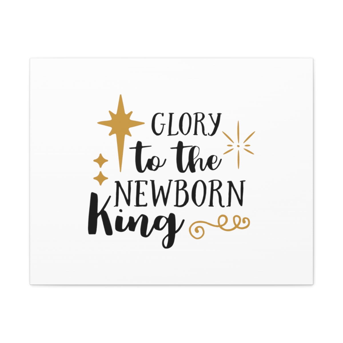 Scripture Walls The Newborn King Luke 2:14 Star Christian Wall Art Bible Verse Print Ready to Hang Unframed-Express Your Love Gifts