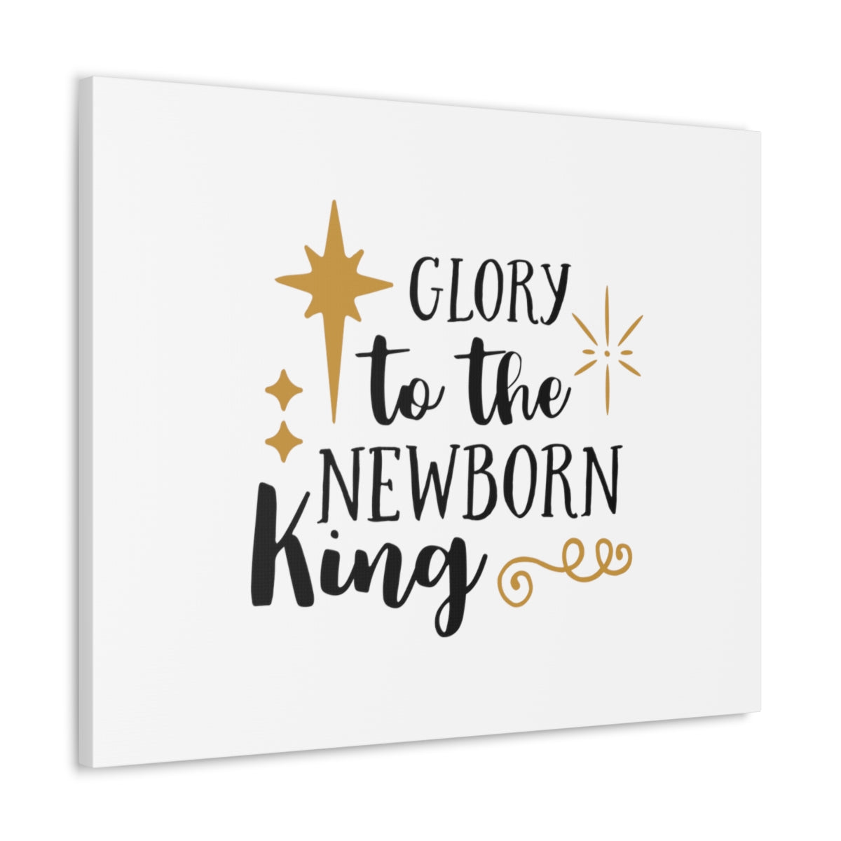 Scripture Walls The Newborn King Luke 2:14 Star Christian Wall Art Bible Verse Print Ready to Hang Unframed-Express Your Love Gifts